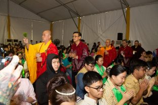 Thaye Dorje, His Holiness the 17th Gyalwa Karmapa, visits Indonesia in November 2019