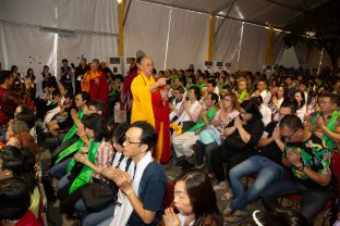 Thaye Dorje, His Holiness the 17th Gyalwa Karmapa, visits Indonesia in November 2019