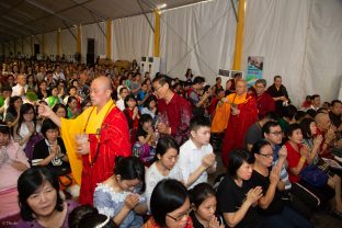 Thaye Dorje, His Holiness the 17th Gyalwa Karmapa, visits Indonesia in November 2019