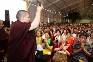 Thaye Dorje, His Holiness the 17th Gyalwa Karmapa, visits Indonesia in November 2019