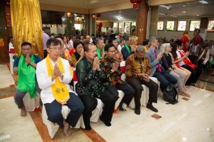 Thaye Dorje, His Holiness the 17th Gyalwa Karmapa, visits Indonesia in November 2019