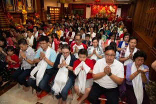 Thaye Dorje, His Holiness the 17th Gyalwa Karmapa, visits Indonesia in November 2019