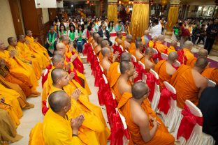 Thaye Dorje, His Holiness the 17th Gyalwa Karmapa, visits Indonesia in November 2019