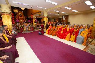 Thaye Dorje, His Holiness the 17th Gyalwa Karmapa, visits Indonesia in November 2019