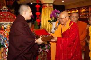 Thaye Dorje, His Holiness the 17th Gyalwa Karmapa, visits Indonesia in November 2019