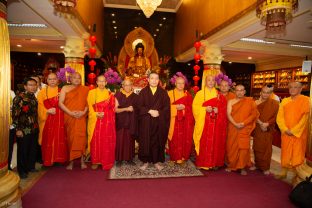 Thaye Dorje, His Holiness the 17th Gyalwa Karmapa, visits Indonesia in November 2019