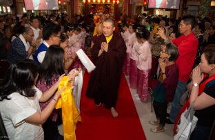 Thaye Dorje, His Holiness the 17th Gyalwa Karmapa, visits Indonesia in November 2019