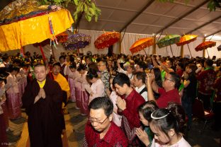 Thaye Dorje, His Holiness the 17th Gyalwa Karmapa, visits Indonesia in November 2019