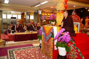 Thaye Dorje, His Holiness the 17th Gyalwa Karmapa, visits Indonesia in November 2019