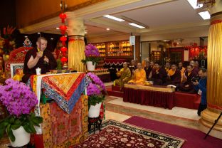 Thaye Dorje, His Holiness the 17th Gyalwa Karmapa, visits Indonesia in November 2019