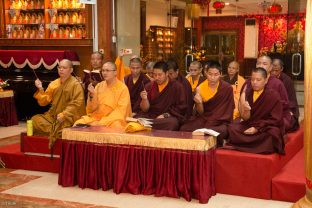 Thaye Dorje, His Holiness the 17th Gyalwa Karmapa, visits Indonesia in November 2019