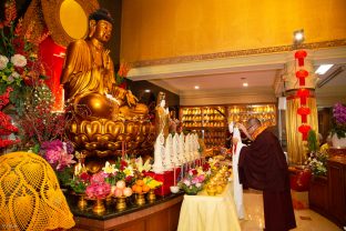 Thaye Dorje, His Holiness the 17th Gyalwa Karmapa, visits Indonesia in November 2019