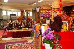 Thaye Dorje, His Holiness the 17th Gyalwa Karmapa, visits Indonesia in November 2019