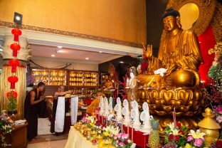 Thaye Dorje, His Holiness the 17th Gyalwa Karmapa, visits Indonesia in November 2019