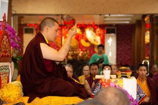 Thaye Dorje, His Holiness the 17th Gyalwa Karmapa, visits Indonesia in November 2019