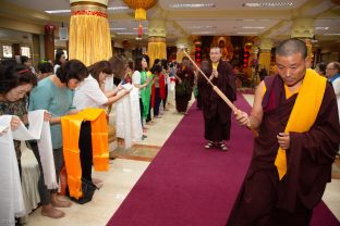 Thaye Dorje, His Holiness the 17th Gyalwa Karmapa, visits Indonesia in November 2019