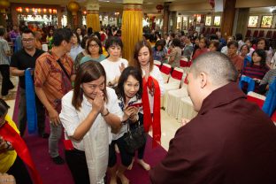 Thaye Dorje, His Holiness the 17th Gyalwa Karmapa, visits Indonesia in November 2019