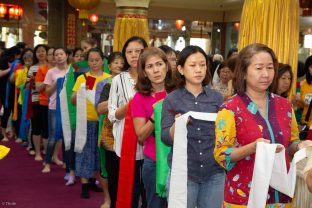 Thaye Dorje, His Holiness the 17th Gyalwa Karmapa, visits Indonesia in November 2019