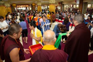 Thaye Dorje, His Holiness the 17th Gyalwa Karmapa, visits Indonesia in November 2019