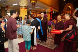 Thaye Dorje, His Holiness the 17th Gyalwa Karmapa, visits Indonesia in November 2019