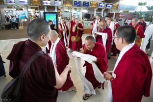 Thaye Dorje, His Holiness the 17th Gyalwa Karmapa, visits Indonesia in November 2019