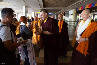 Thaye Dorje, His Holiness the 17th Gyalwa Karmapa, visits Indonesia in November 2019