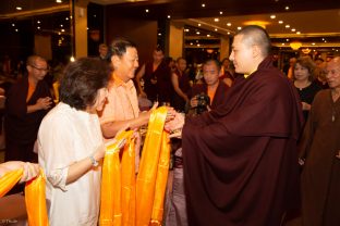 Thaye Dorje, His Holiness the 17th Gyalwa Karmapa, visits Indonesia in November 2019