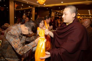 Thaye Dorje, His Holiness the 17th Gyalwa Karmapa, visits Indonesia in November 2019