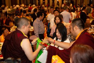 Thaye Dorje, His Holiness the 17th Gyalwa Karmapa, visits Indonesia in November 2019