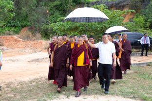 Thaye Dorje, His Holiness the 17th Gyalwa Karmapa, visits Indonesia in November 2019