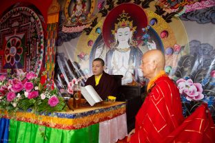 Thaye Dorje, His Holiness the 17th Gyalwa Karmapa, visits Indonesia in November 2019