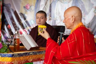 Thaye Dorje, His Holiness the 17th Gyalwa Karmapa, visits Indonesia in November 2019