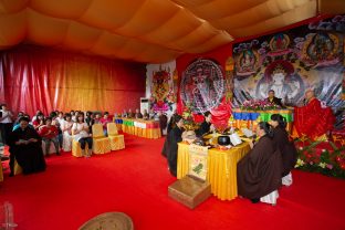 Thaye Dorje, His Holiness the 17th Gyalwa Karmapa, visits Indonesia in November 2019