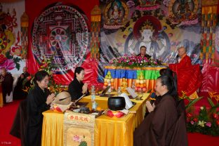 Thaye Dorje, His Holiness the 17th Gyalwa Karmapa, visits Indonesia in November 2019