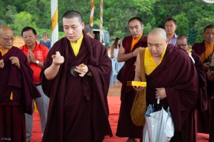 Thaye Dorje, His Holiness the 17th Gyalwa Karmapa, visits Indonesia in November 2019