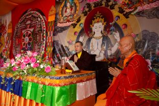 Thaye Dorje, His Holiness the 17th Gyalwa Karmapa, visits Indonesia in November 2019