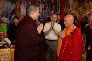 Thaye Dorje, His Holiness the 17th Gyalwa Karmapa, visits Indonesia in November 2019