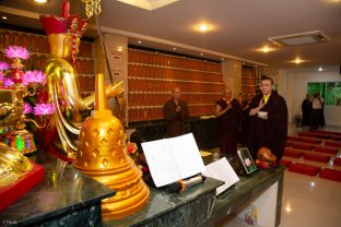 Thaye Dorje, His Holiness the 17th Gyalwa Karmapa, visits Indonesia in November 2019