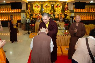 Thaye Dorje, His Holiness the 17th Gyalwa Karmapa, visits Indonesia in November 2019