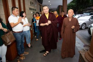 Thaye Dorje, His Holiness the 17th Gyalwa Karmapa, visits Indonesia in November 2019