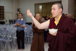 Thaye Dorje, His Holiness the 17th Gyalwa Karmapa, visits Indonesia in November 2019