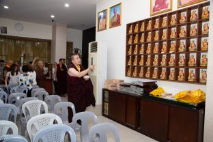 Thaye Dorje, His Holiness the 17th Gyalwa Karmapa, visits Indonesia in November 2019