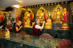 Thaye Dorje, His Holiness the 17th Gyalwa Karmapa, visits Indonesia in November 2019