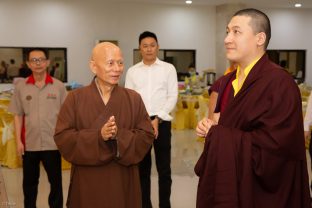 Thaye Dorje, His Holiness the 17th Gyalwa Karmapa, visits Indonesia in November 2019