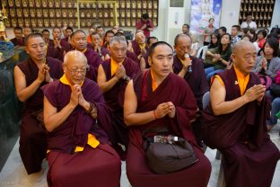 Thaye Dorje, His Holiness the 17th Gyalwa Karmapa, visits Indonesia in November 2019