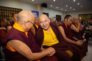 Thaye Dorje, His Holiness the 17th Gyalwa Karmapa, visits Indonesia in November 2019