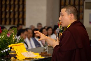 Thaye Dorje, His Holiness the 17th Gyalwa Karmapa, visits Indonesia in November 2019