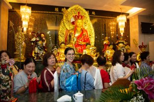 Thaye Dorje, His Holiness the 17th Gyalwa Karmapa, visits Indonesia in November 2019