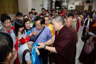 Thaye Dorje, His Holiness the 17th Gyalwa Karmapa, visits Indonesia in November 2019