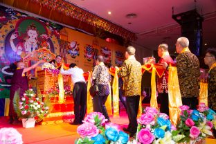 Thaye Dorje, His Holiness the 17th Gyalwa Karmapa, visits Indonesia in November 2019